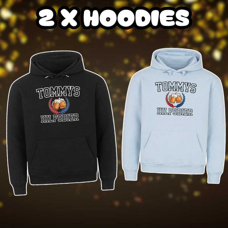 College Tommys Hilfsbier 2 x Hoodie - Bundle