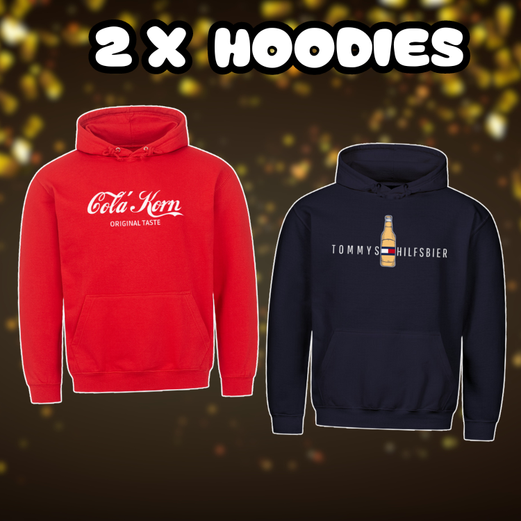 Cola Korn & Tommys Hilfsbier | Hoodie - Bundle