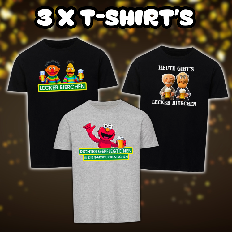 3 x T-Shirt's Bestseller Pack | Bundle