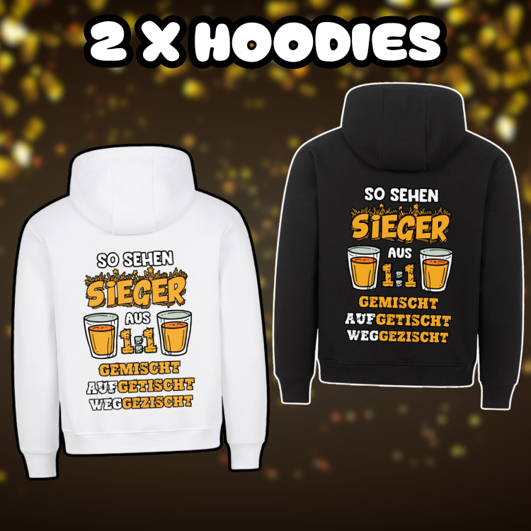 So sehen Sieger aus | 2 x Hoodie - Bundle