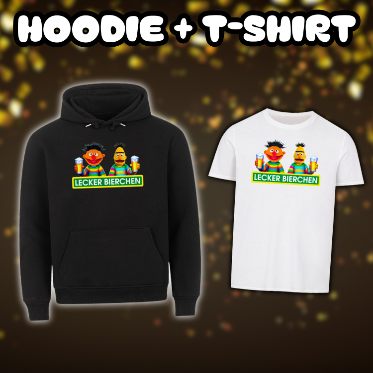 Lecker Bierchen | Hoodie + T-Shirt - Bundle