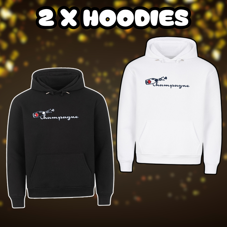 Champagne 2 x Hoodie - Bundle