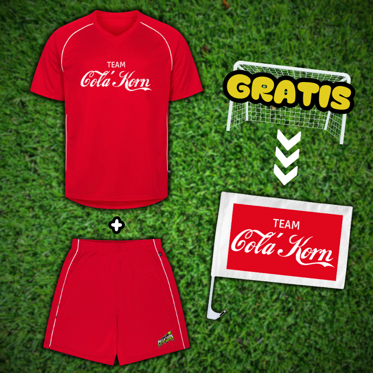 Fußball Fan Outfit | Team Cola Korn - Bundle