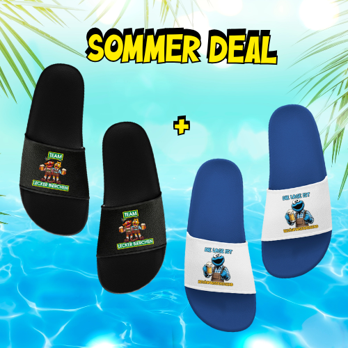 Team Lecker Bierchen Limited Edition und Die Lage ist Besäufniserregend Bier | Badelatschen