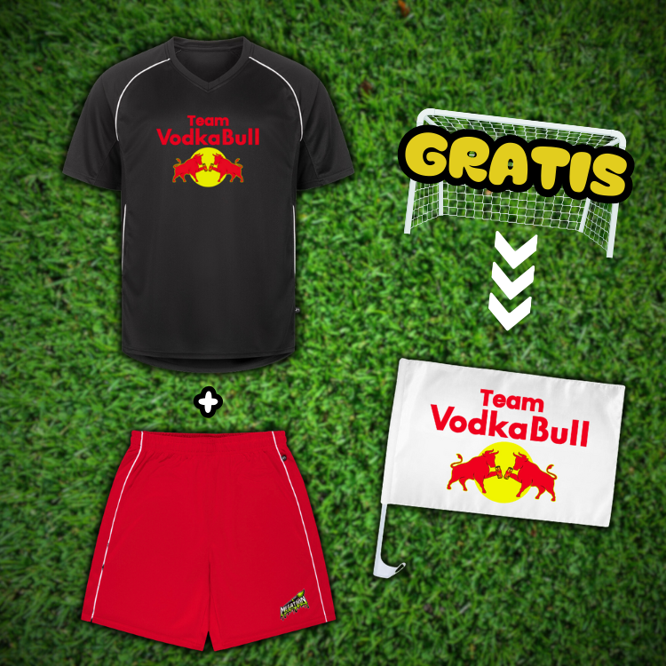 Fußball Fan Outfit | Team Vodka Bull - Bundle