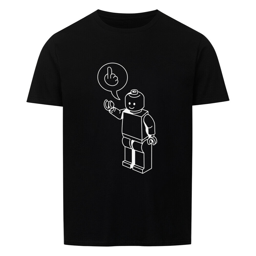 Denken Fick Dich Shirt in der Farbe Schwarz