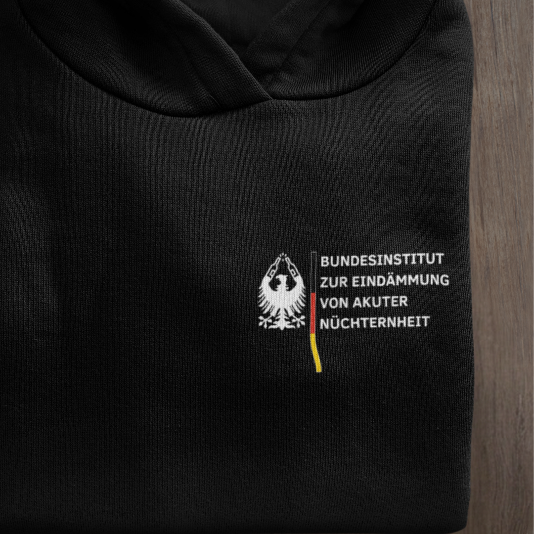 Bundesinstitut zur Eindämmung von akuter Nüchternheit | Premium Hoodie