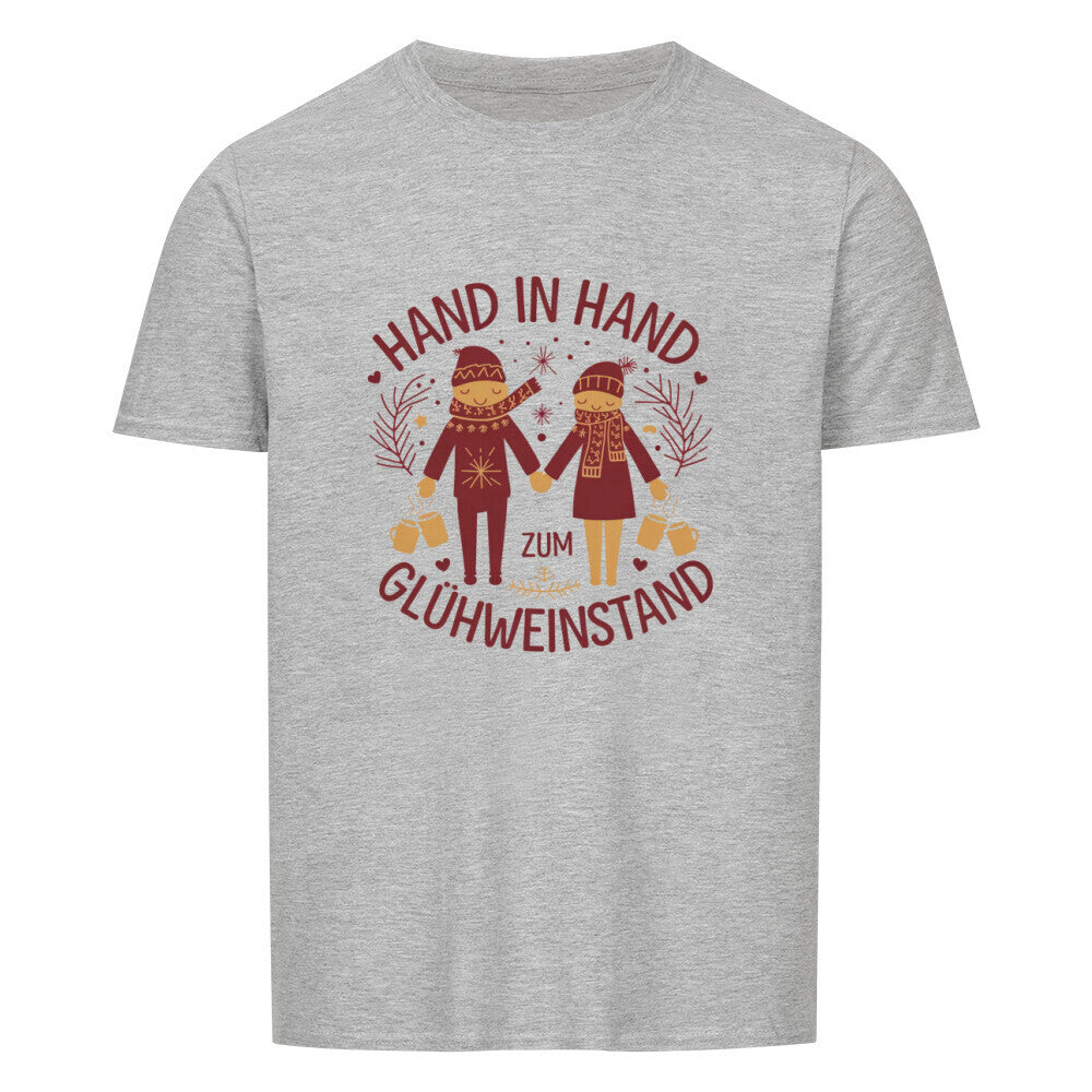 Hand in Hand zum Glühweinstand Shirt Grau