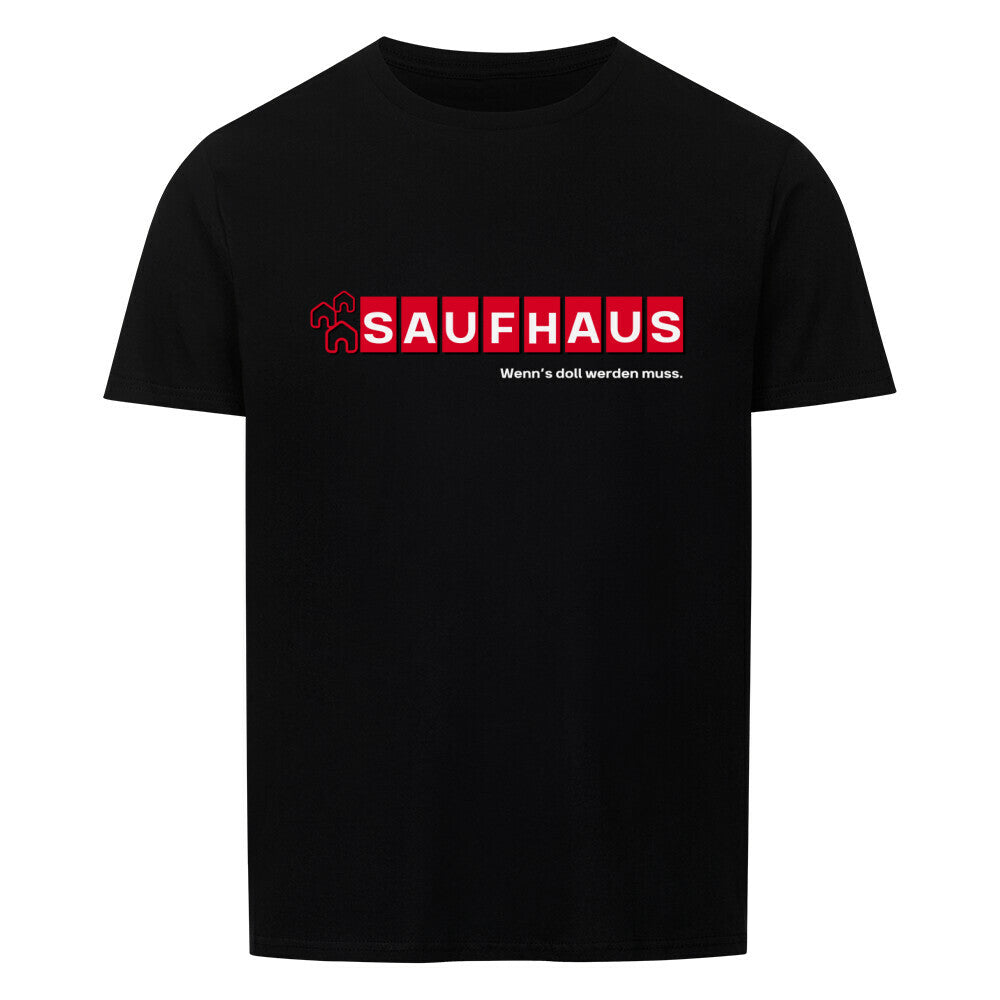 Saufhaus T-Shirt schwarz