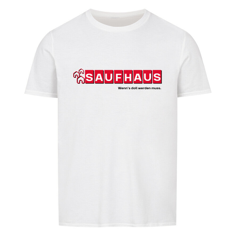 Saufhaus T-Shirt weiß