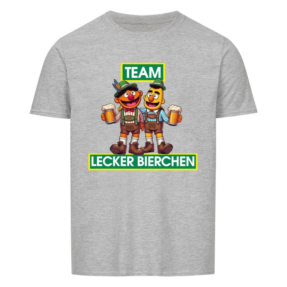 Shirt Grau Team Lecker Bierchen Limited Edition