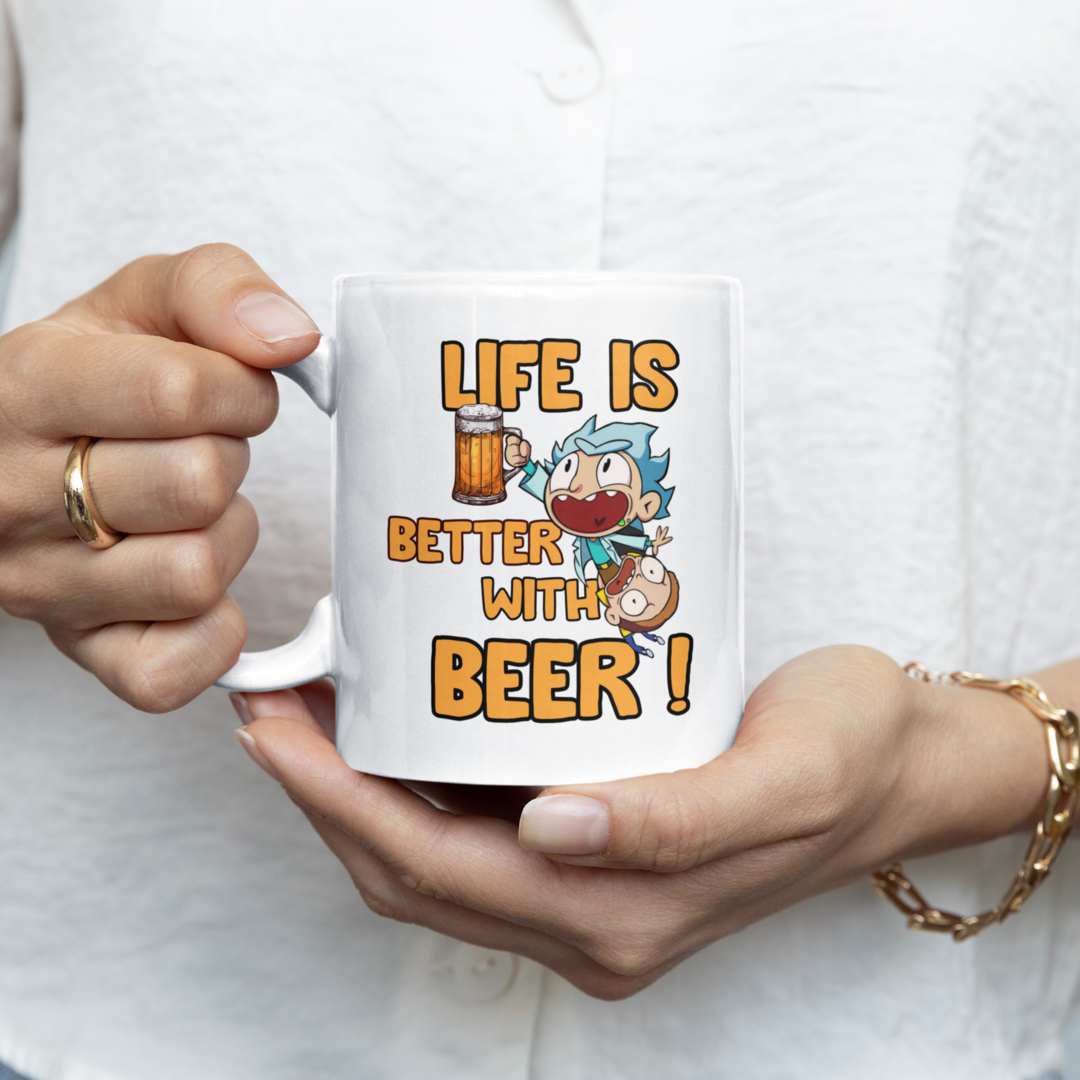 Life is Better with Beer - Becher