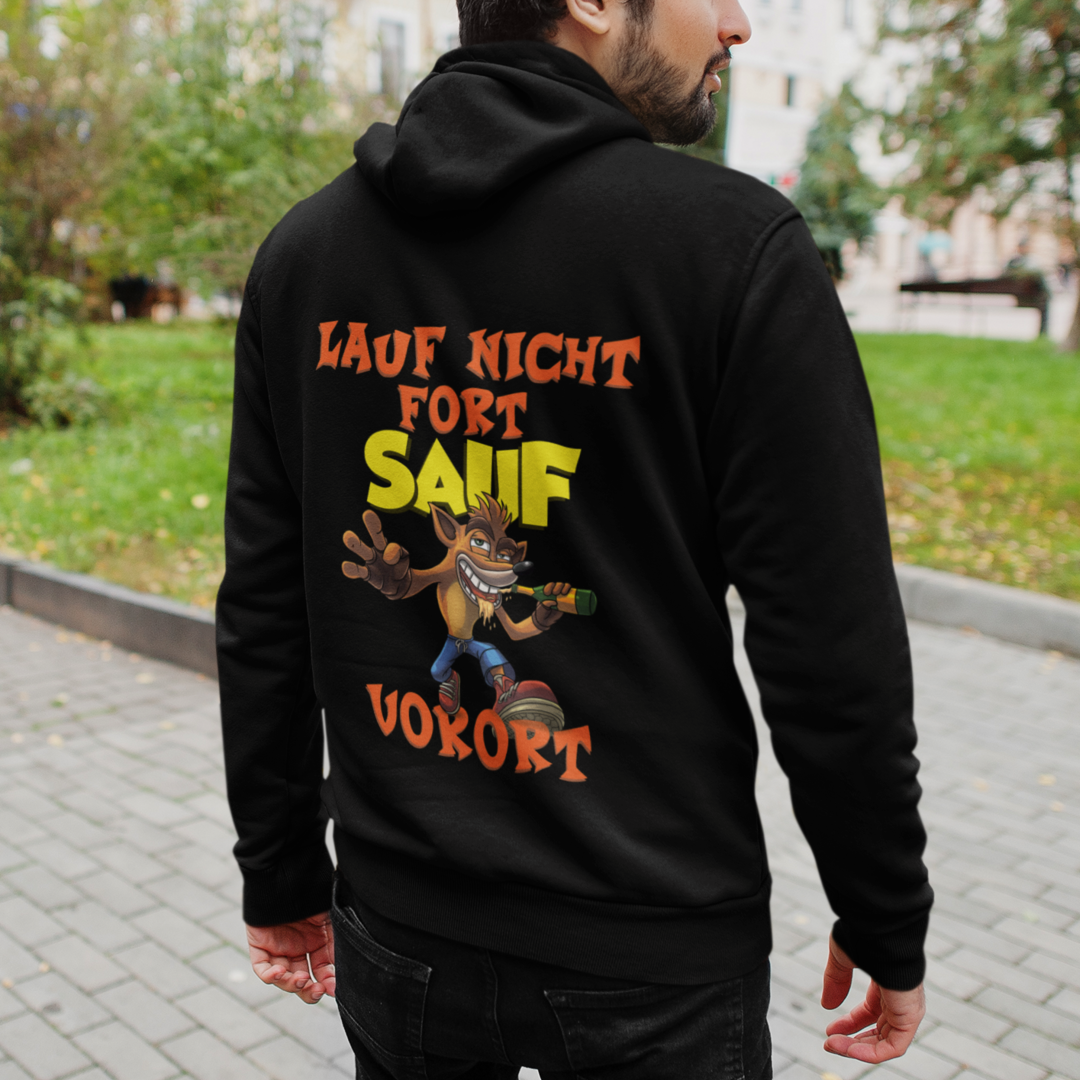 Lauf Nicht Fort Sauf Vorort - Hoodie