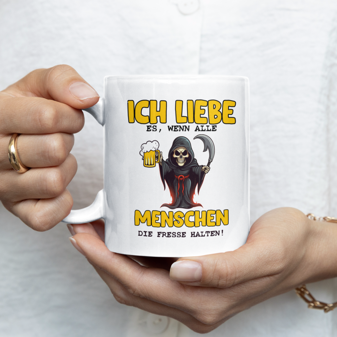 Ich liebe es, wenn alle Menschen | Becher