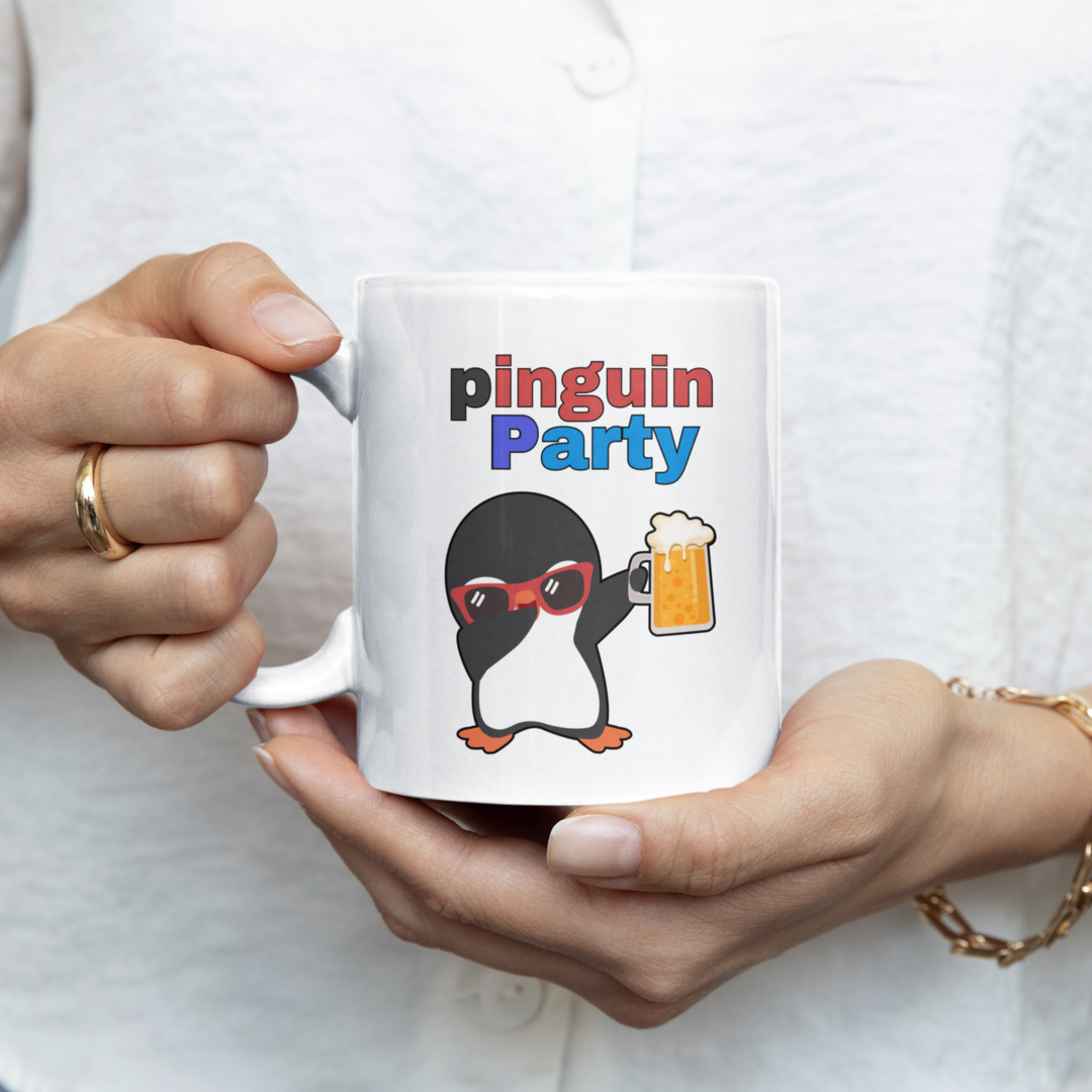 Pinguin Party | Becher