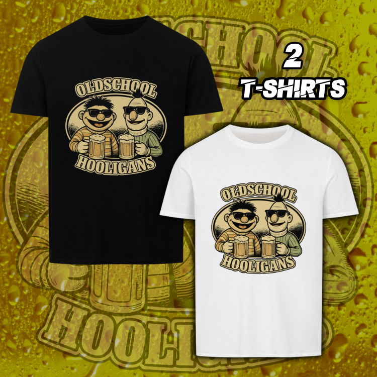 Oldschool Hooligans | 2x Basic Shirt Unisex Bundle