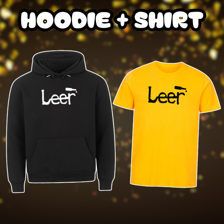 Leer Hoodie + T-Shirt - Bundle