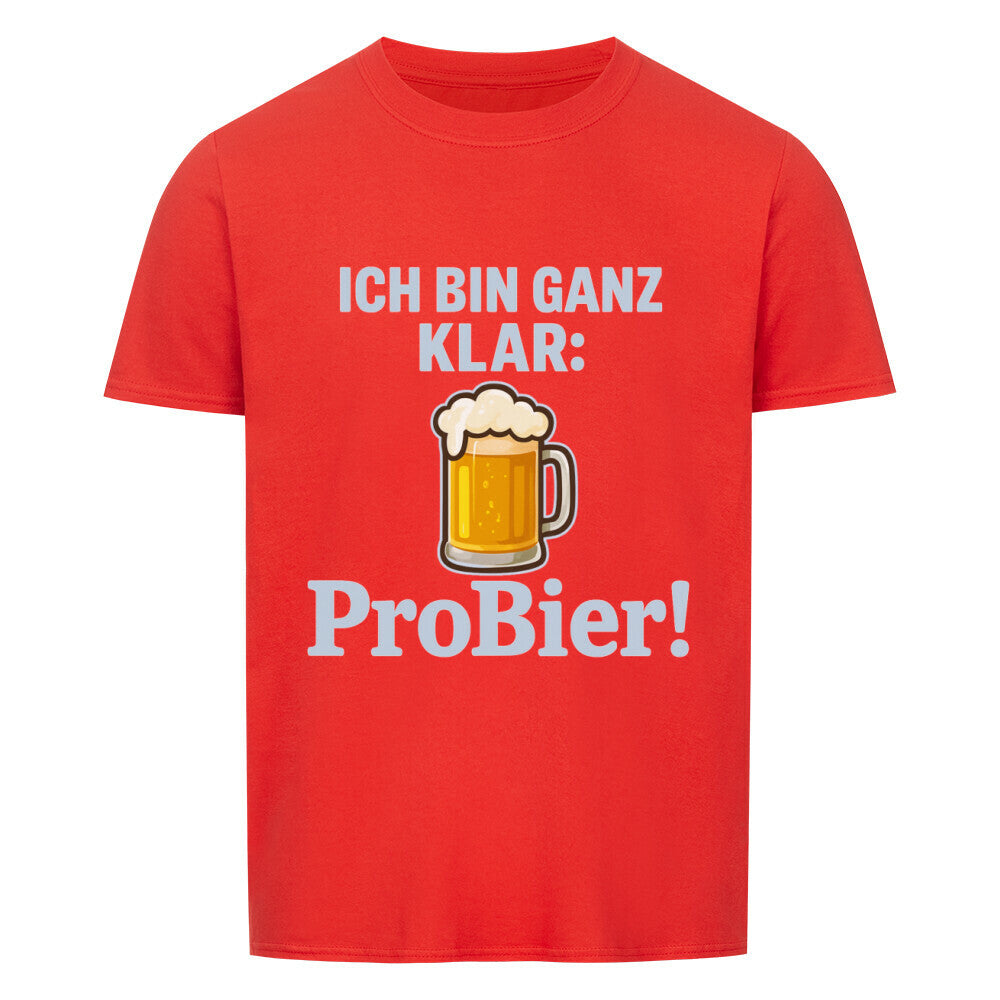 Shirt ProBier Farbe Rot