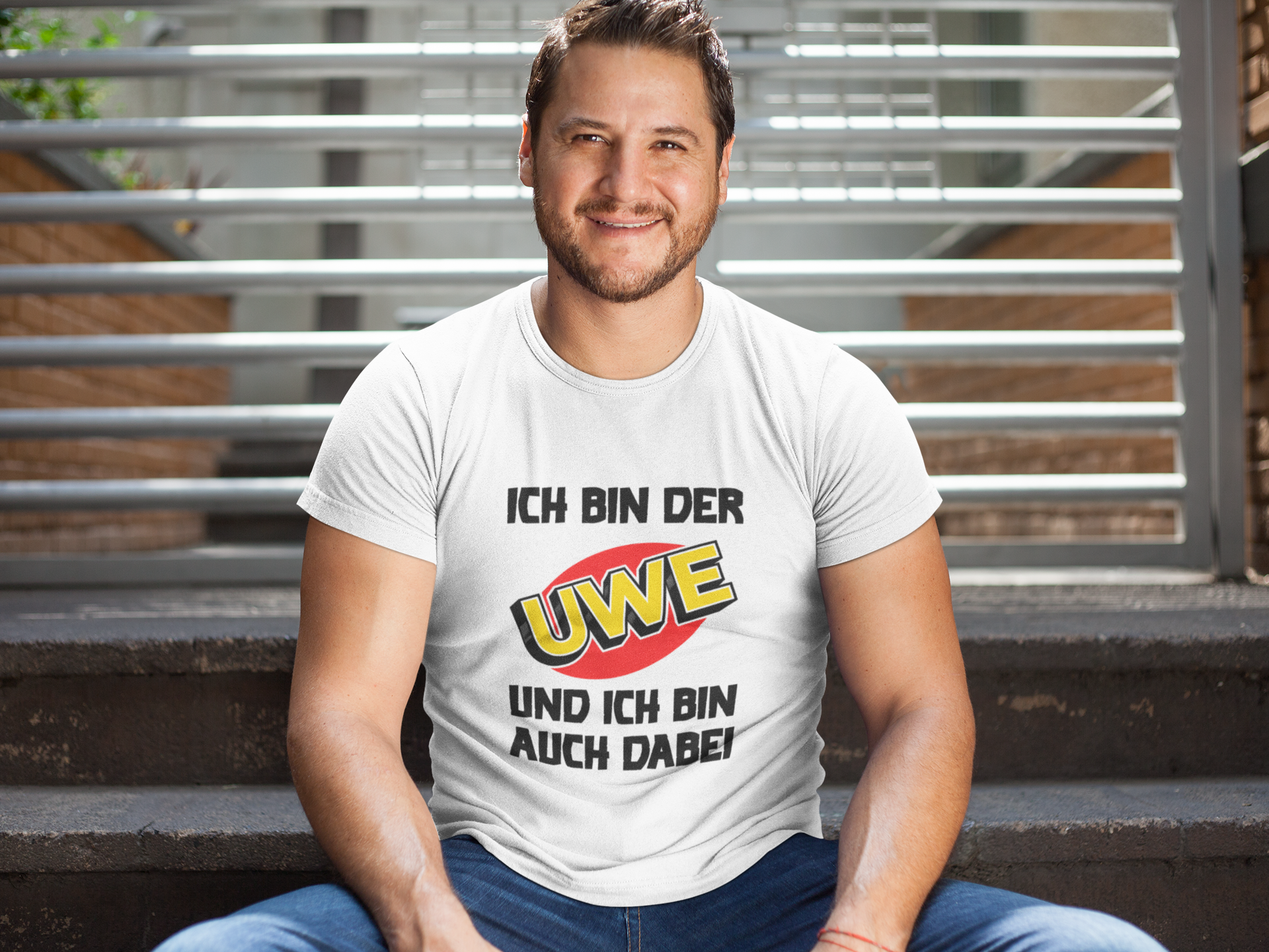 Ich bin der Uwe und ich bin auch dabei in Schwarz in Weiss