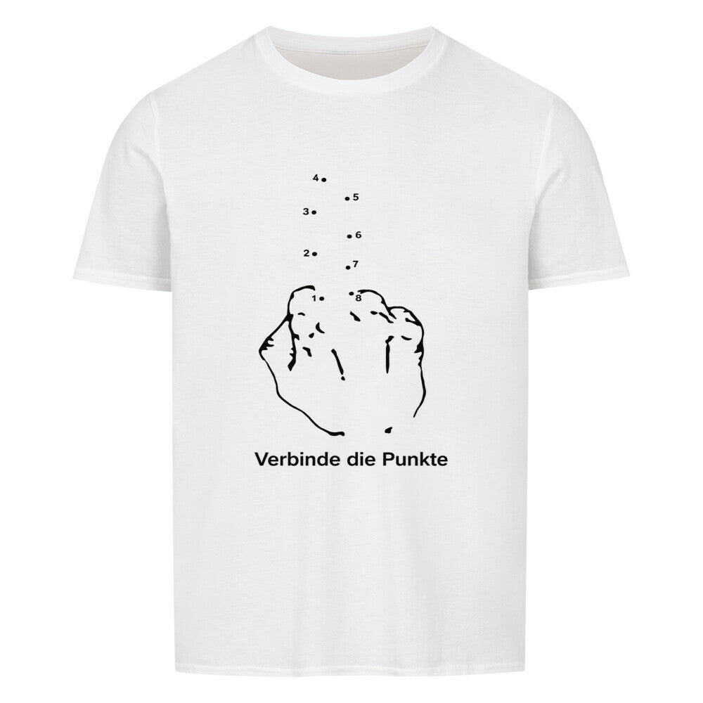 Verbinde die Punkte Shirt in Weiss