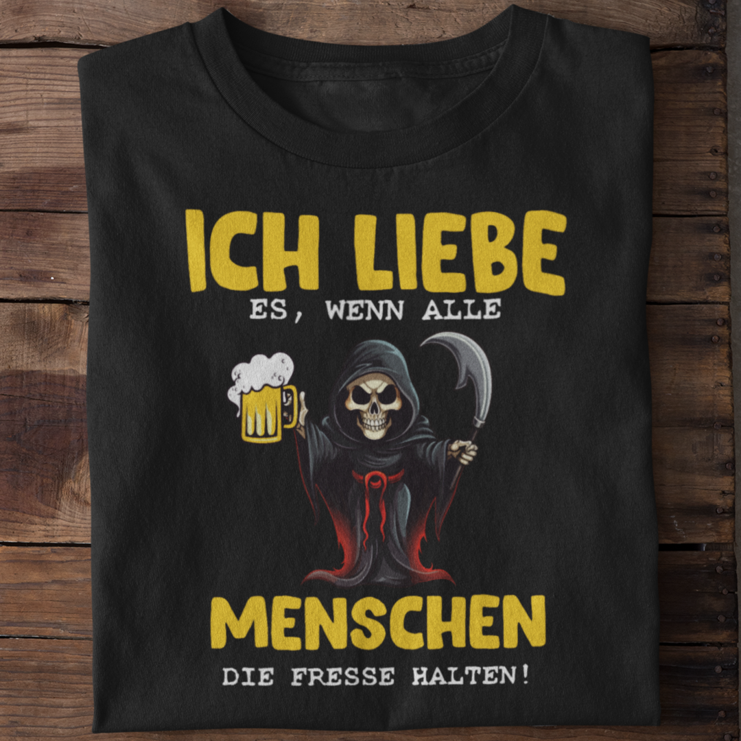 Ich liebe es, wenn alle Menschen | Organic Shirt