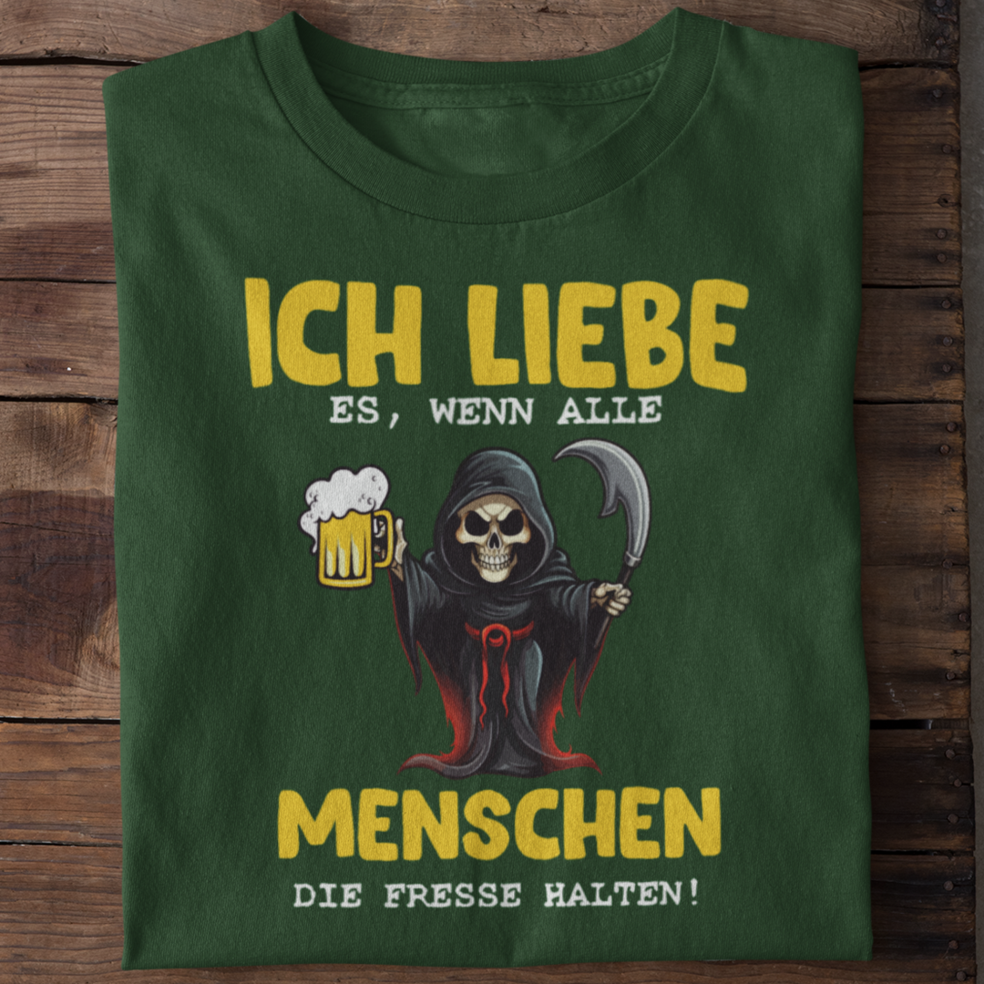 Ich liebe es, wenn alle Menschen | Organic Shirt