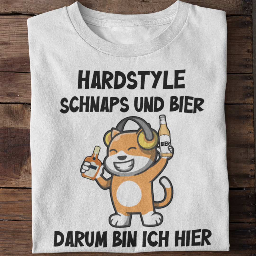 Hardstyle Schnaps und Bier | Organic Shirt