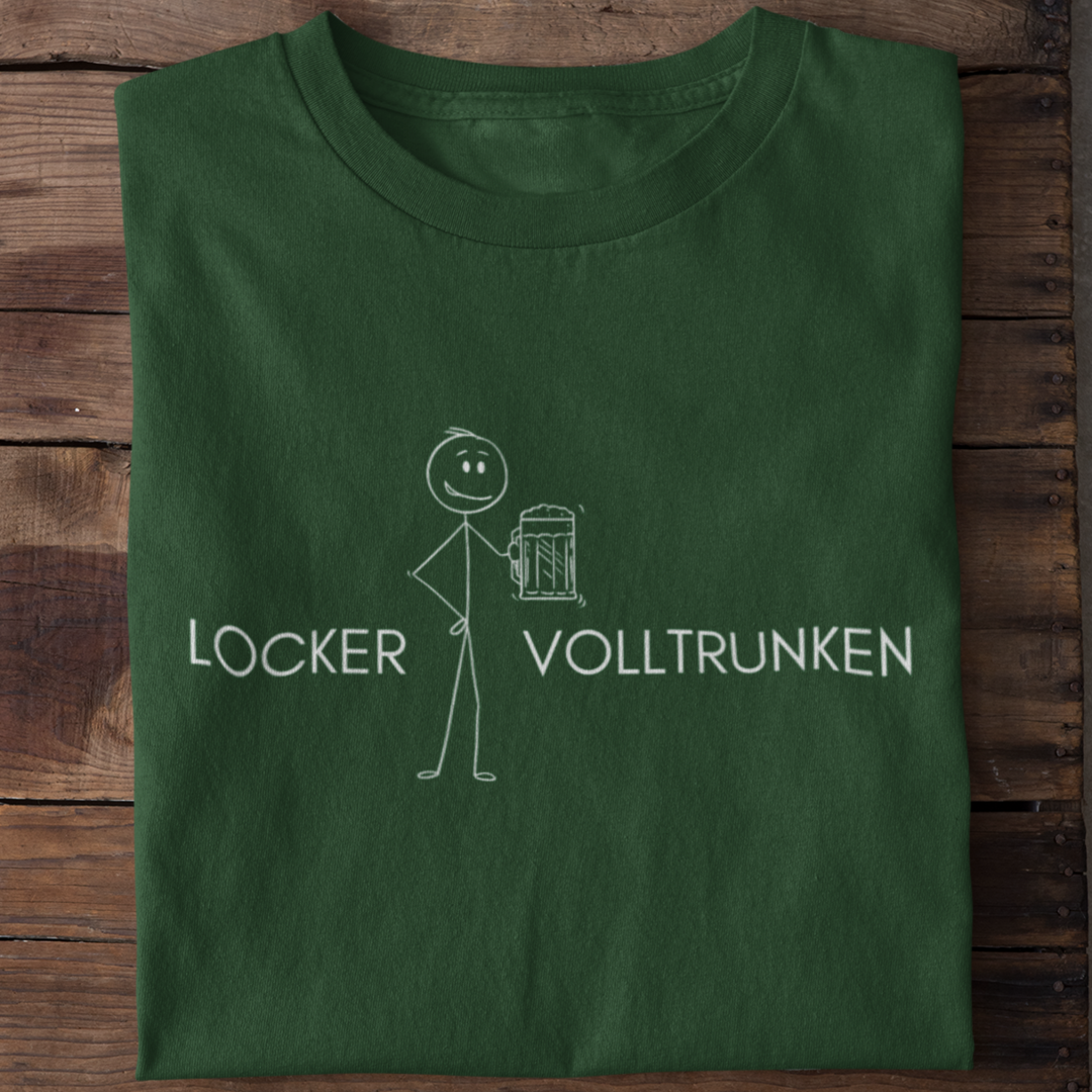 Locker Volltrunken | Organic Shirt