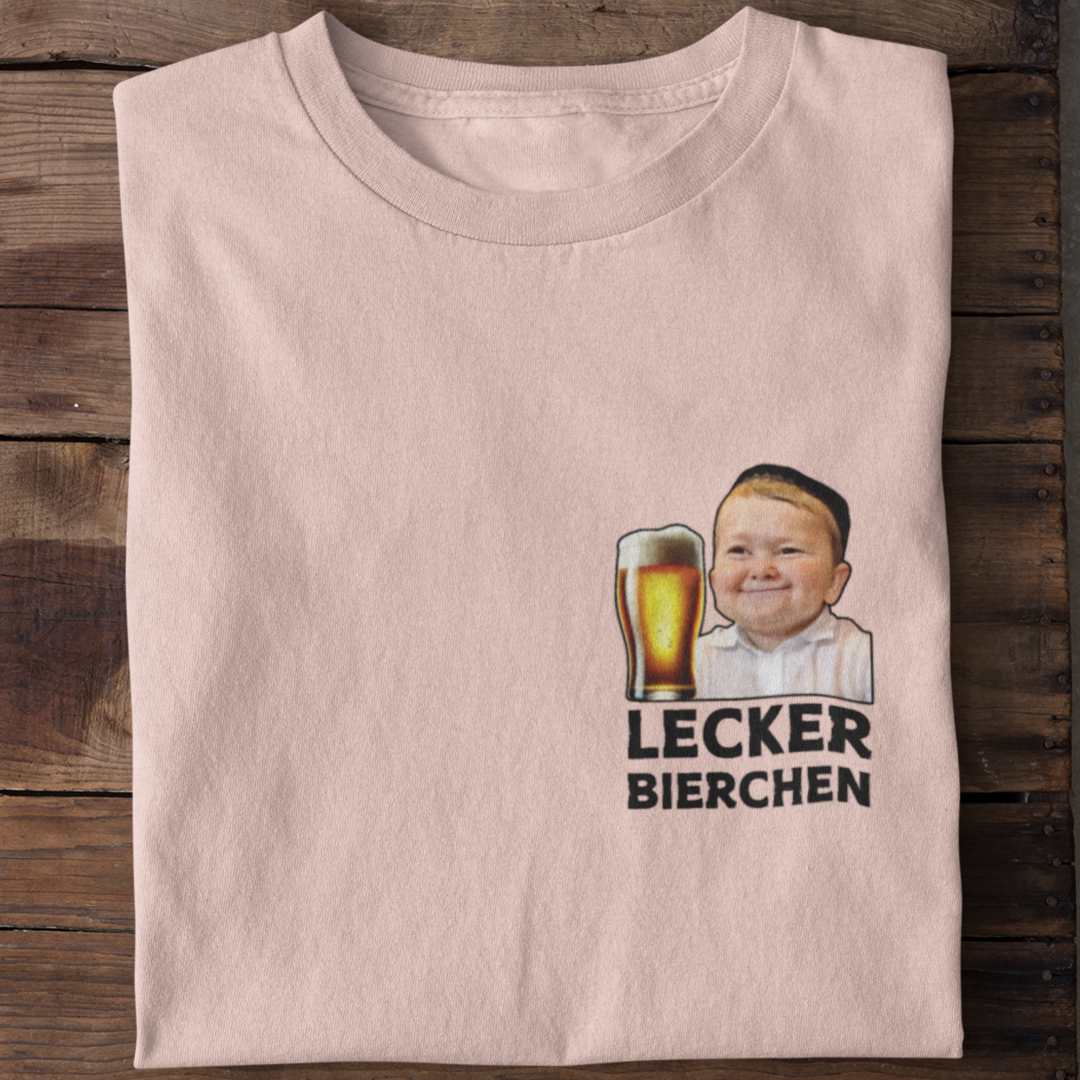 Lecker Bierchen Brustdruck | Basic Shirt Unisex