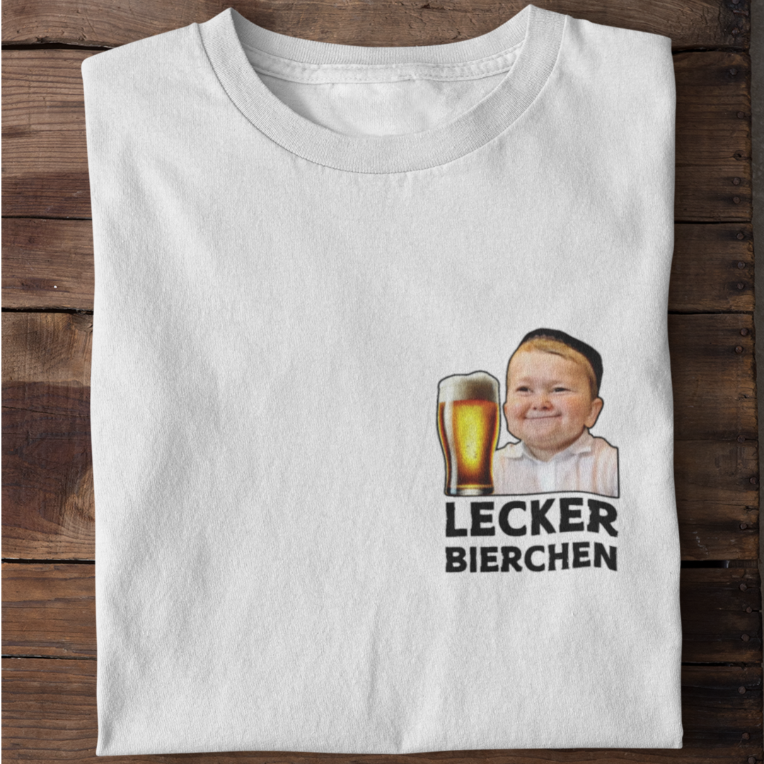 Lecker Bierchen Brustdruck | Basic Shirt Unisex