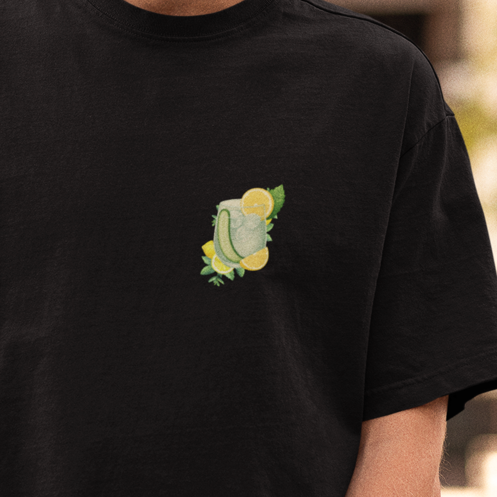 Gin & Tonic I Brust und Rückendruck | Premium Oversize Shirt Unisex